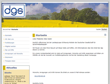 Tablet Screenshot of dgs-schleswig-holstein.de